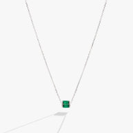 May Birthstone Precious Pendant Necklace