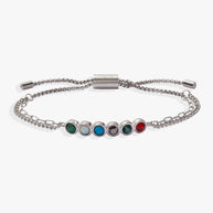 Mother Hidden Message Acrostic Bolo Bracelet