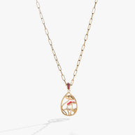 Mushroom Pendant Necklace