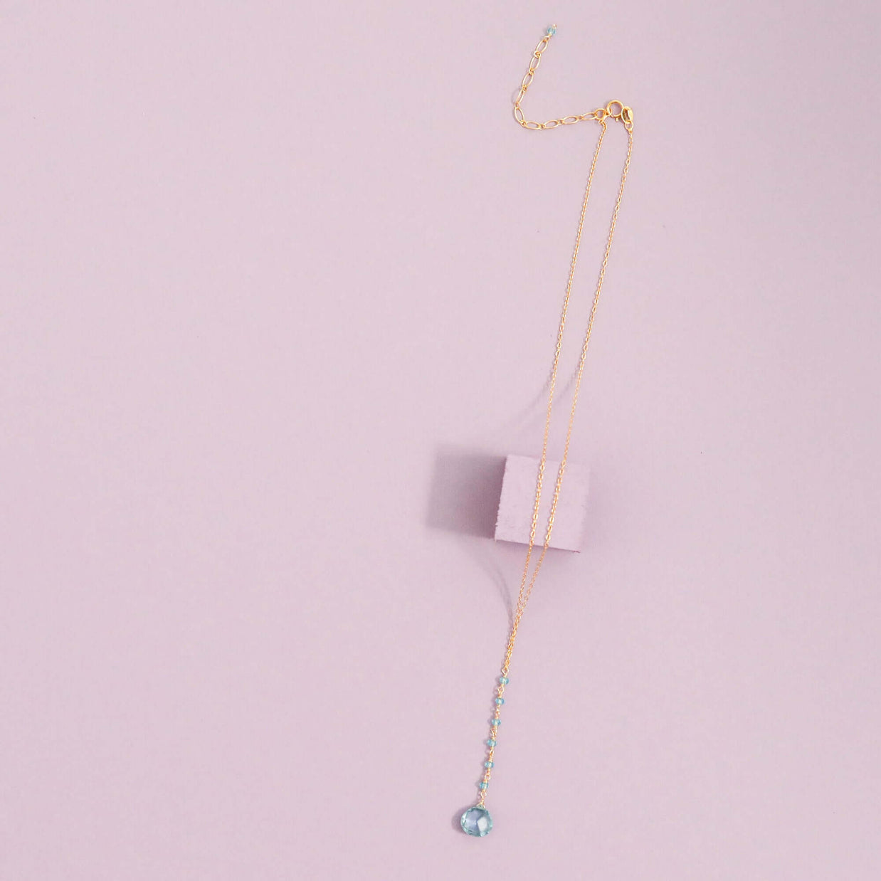 Green Amethyst Mini Yoga Pendant