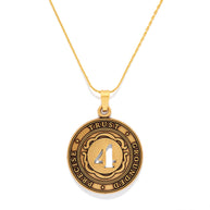 Number 4 Necklace, Expandable | Precise, Trust, and Grounded