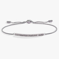 April Everyday Birthstone Pave Bolo Bracelet