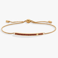 January Everyday Birthstone Pave Bolo Bracelet