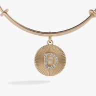 Initial D Pave Starburst Texture Bangle