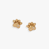 Crystal Paw Mini Stud Earrings