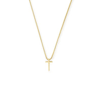 Cross Necklace, Sterling Silver