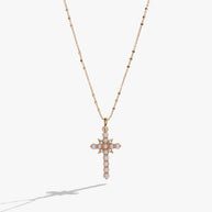 Divine Guides Cross Pendant Necklace