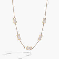 PEEPS® Pearlized Bunny Charm Necklace