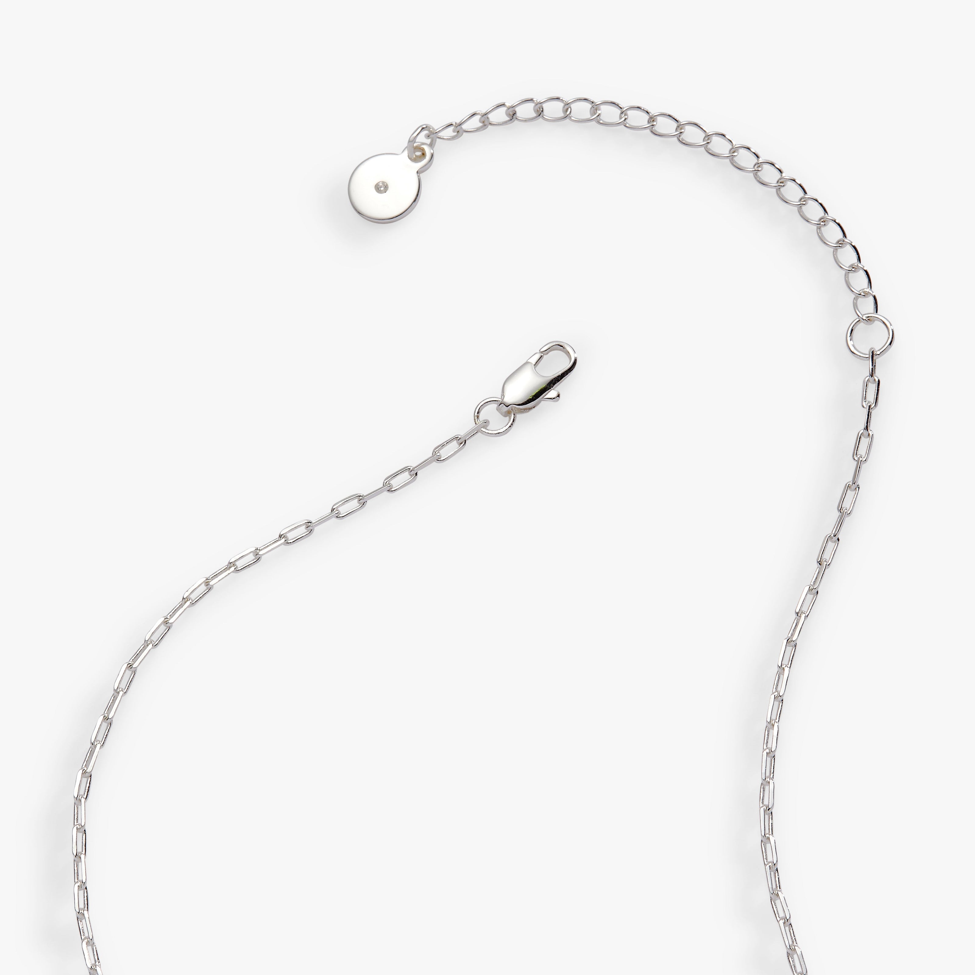 Faith and Family Rosette Pendant Necklace