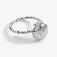 Salt + Sea 'Seashells Are Love Letters In The Sand' Locket Ring