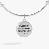 Sand Dollar Charm Bangle
