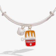 Cat & Sardine Tin Duo Charm Bangle