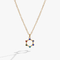 Sister Hidden Message Acrostic Necklace