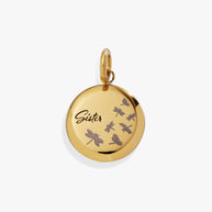 Sister Dragonfly Disc Charm