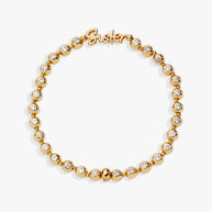 Sister Elongated Crystal Stretch Bracelet