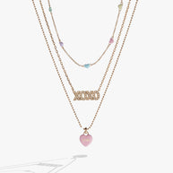 Sweethearts® Triple-Strand Charm Necklace