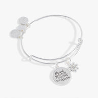 Thank You For Helping Me Bloom' Charm Bangle