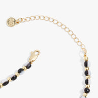 Toile Beaded Palm Pendant Necklace