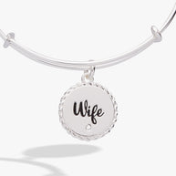 Wife 'True Love Stories Never Have Endings' Charm Bangle