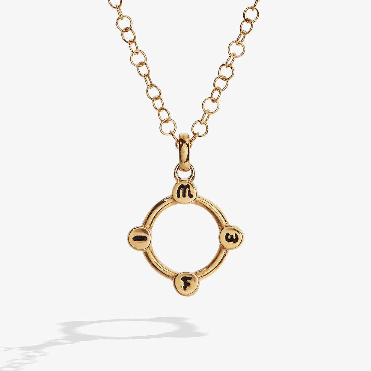 Wife Hidden Message Acrostic Necklace