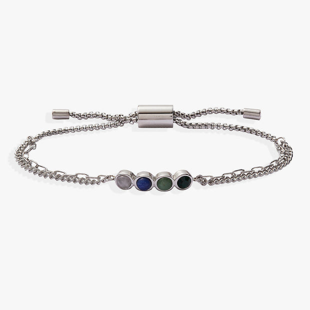 Wife Hidden Message Acrostic Bolo Bracelet